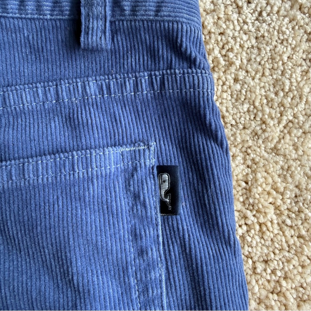 Vineyard Vines Boys Corduroy Pants Size 16 Blue Straight Casual Preppy - Picture 6 of 8